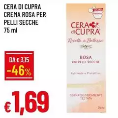 Cera Di Cupra - Crema Rosa Per Pelli Secche Cera Di Cupra - Crema Rosa Per Pelli Secche