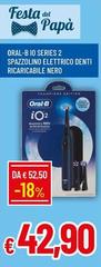 Denti - Oral-B Io Series 2 Spazzolino Elettrico Ricaricabile Nero Denti - Oral-B Io Series 2 Spazzolino Elettrico Ricaricabile Nero