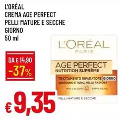 L'Oreal - Crema Age Perfect Pelli Mature E Secche Giorno L'Oreal - Crema Age Perfect Pelli Mature E Secche Giorno