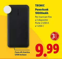 Tronic - Powerbank 10000mAh 