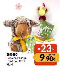 Emmeci - Peluche Pasqua Contiene Ovetti