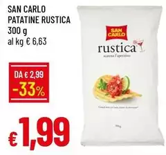 San Carlo - Patatine Rustica
