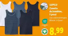 Lupilu - Canotta Da Bambino, 5 Pezzi