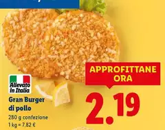 Gran Burger Di Pollo