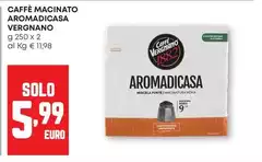 Vergnano - Caffè Macinato Aromadicasa