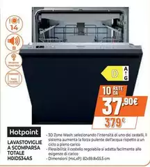 Hotpoint - Lavastoviglie A Scomparsa Totale H0ID534AS Hotpoint - Lavastoviglie A Scomparsa Totale H0ID534AS