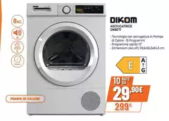 Dikom - Asciugatrice DK8ET1