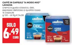 Lavazza - Caffè In Capsule "a Modo Mio"