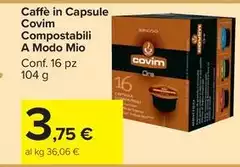 Covim - Caffè In Capsule Compostabili A Modo Mio