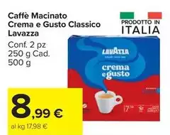 Lavazza - Caffè Macinato Crema E Gusto Classico