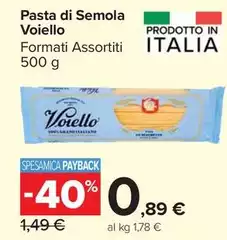 Voiello - Pasta Di Semola Voiello - Pasta Di Semola