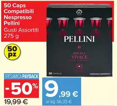 Pellini - 50 Caps Compatibili Nespresso