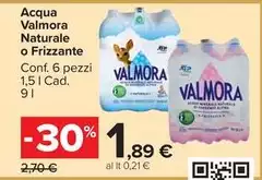Valmora - Acqua Naturale O Frizzante