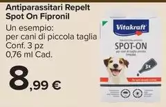 Vitakraft - Antiparassitari Repelt Spot On Fipronil