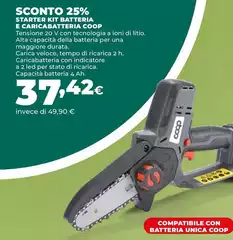 Coop - Starter Kit Batteria E Caricebatteria