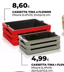 Cassetta Tina 2 Flower