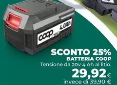 Coop - Batteria