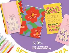 Set 3 Quaderni Cuciti Formato As