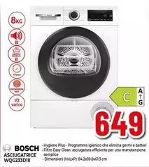 Bosch - Asciugatrice WQG233D1II Bosch - Asciugatrice WQG233D1II