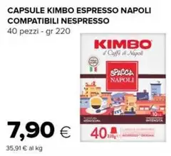 Kimbo - Capsule Espresso Napoli Compatibili Nespresso
