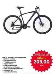 Shimano - Mtb 29" Acciaio Front Suspended Shimano - Mtb 29" Acciaio Front Suspended