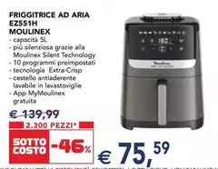 Moulinex - Friggitrice Ad Aria EZ551H