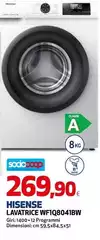 Hisense - Lavatrice WF1Q8041BW