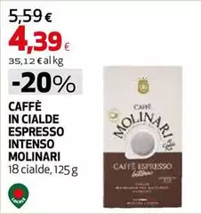 Molinari - Caffè In Cialde Espresso Intenso Molinari - Caffè In Cialde Espresso Intenso
