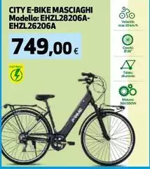 Masciaghi - City E-Bike Modello: EHZL26206A Masciaghi - City E-Bike Modello: EHZL26206A