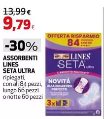 Lines - Assorbenti Seta Ultra