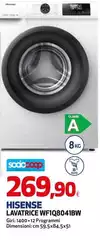 Hisense - Lavatrice WF1Q8041BW