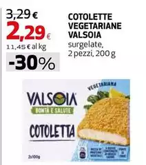 Valsoia - Cotolette Vegetariane Valsoia - Cotolette Vegetariane