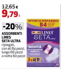 Lines - Assorbenti Seta Ultra