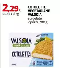 Valsoia - Cotolette Vegetariane Valsoia - Cotolette Vegetariane