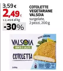 Valsoia - Cotolette Vegetariane Valsoia - Cotolette Vegetariane