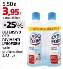 Lysoform - Detersivo Per Pavimenti Lysoform - Detersivo Per Pavimenti
