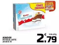 Kinder - Fetta Al Latte Kinder - Fetta Al Latte