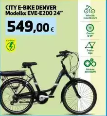 Denver - City E-Bike Modello: EVE-E200 24" Denver - City E-Bike Modello: EVE-E200 24"