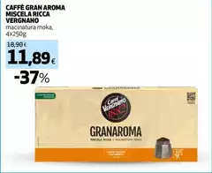Vergnano - Caffè Gran Aroma Miscela Ricca