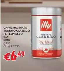 Illy - Caffè Macinato Tostato Classico Per Espresso