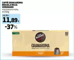 Vergnano - Caffè Gran Aroma Miscela Ricca