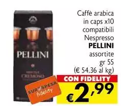 Pellini - Caffè Arabica In Caps X10 Compatibili Nespresso