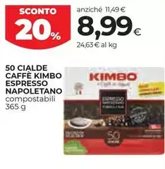 Kimbo - 50 Cialde Caffè Espresso Napoletano Kimbo - 50 Cialde Caffè Espresso Napoletano
