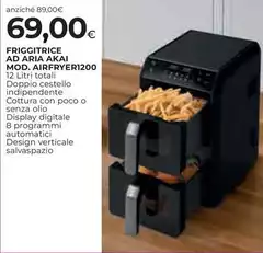 Ariete - Friggitrice Ad Akai Mod. Airfryer1200