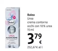 Balea - Urea Crema Contorno  Occhi Con 10% Urea 15 Ml