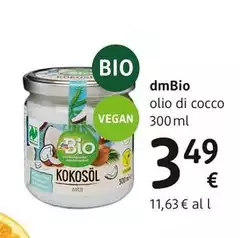 Dm Bio - Olio Di Cocco 300 Ml Dm Bio - Olio Di Cocco 300 Ml