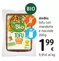 Germinal bio Dm Bio - Tofu Con Mandorle  E Nocciole 200 G
