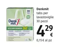 Denkmit - Detersivo Per Lavastoviglie In Tabs 30 Pezzi Denkmit - Detersivo Per Lavastoviglie In Tabs 30 Pezzi