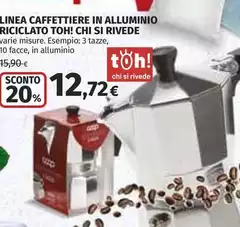 Linea -  Caffettiere In Alluminio Riciclato To! Chi Si Rivede