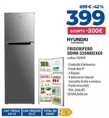 Hyundai - Frigorifero DDHN-320NM2XE0